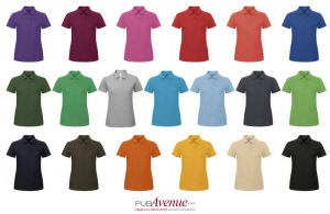 Polo promotionnel B&C personnalisé pour femme