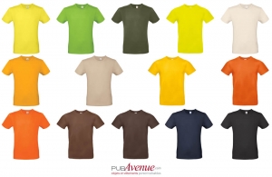 T-shirt personnalisé b&c exact 190 pour homme