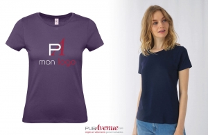 Tee shirt personnalisé b&c exact 150 pour femme