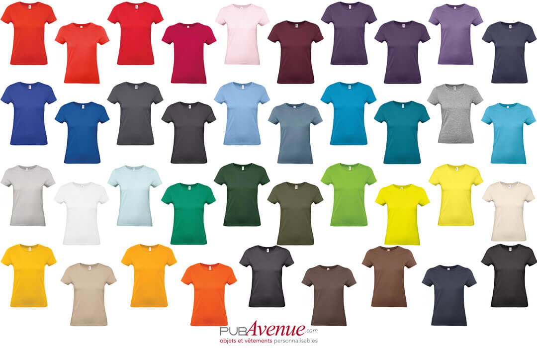 Ladies Basic, T Shirt Publicitaire Pour Femme, T-shirts publicitaires  pour Entreprises et Associations