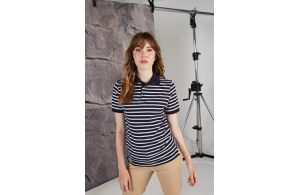 Polo marinière personnalisé à fine rayure