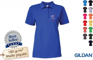 Polo personnalisé tendance gildan pour femme