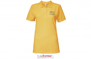 Polo personnalisé tendance gildan pour femme