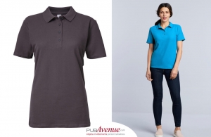 Polo personnalisé tendance gildan pour femme