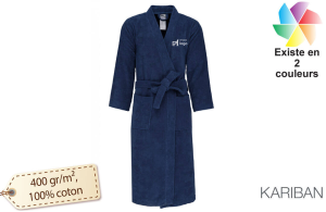 Peignoir de bain col kimono personnalisé 