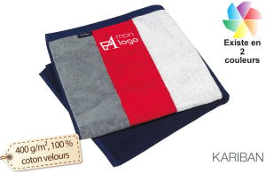 Drap de plage rayé personnalisé en coton de velours 180 x 90