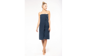 Drap de bain fouta personnalisé à franges torsadées