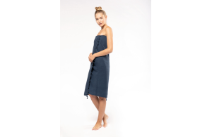Drap de bain fouta personnalisé à franges torsadées