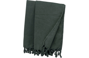 Drap de bain fouta personnalisé à franges torsadées