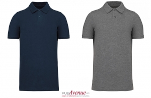 Polo personnalisé kariban en coton biologique pour homme