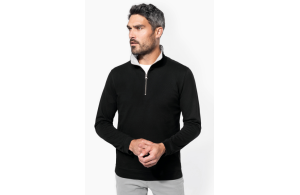 Pull camionneur personnalisé à col zippé