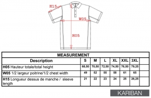 Polo bicolore kariban sport et décontracté