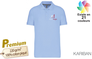 Polo kariban haut de gamme pour homme publicitaire personnalisé 