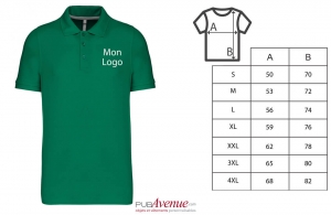 Polo personnalisé prestige haut de gamme personnalisé pour homme