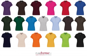 Polo personnalisé prestige haut de gamme personnalisé pour femme