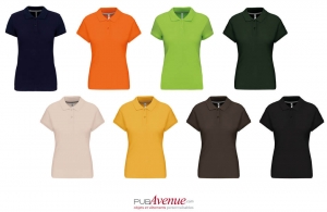Polo personnalisé prestige haut de gamme personnalisé pour femme