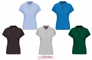 Polo personnalisé prestige haut de gamme personnalisé pour femme