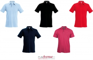 Polo personnalisé prestige Kariban couleur pour enfant