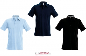 Polo personnalisé prestige Kariban couleur pour enfant