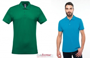 Polo piqué business personnalisé pour homme