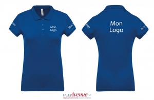 Polo personnalisé business kariban à maille piqué pour femme