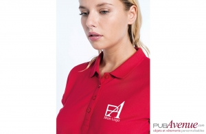 Polo personnalisé business kariban à maille piqué pour femme