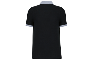 Polo personnalisé bicolore col et manche contrasté pour homme