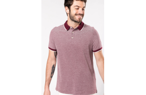 Polo bicolore Look tendance pour homme