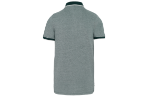 Polo personnalisé bicolore au look tendance pour homme