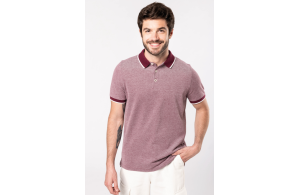 Polo bicolore Look tendance pour homme