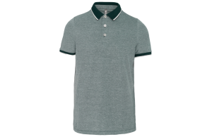 Polo personnalisé bicolore au look tendance pour homme