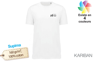 T-shirt Supima® personnalisé à coupe ajustée pour homme