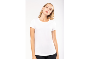 T-shirt Supima® personnalisé à coupe ajustée pour femme