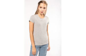 T-shirt élasthanne blanc pour femme