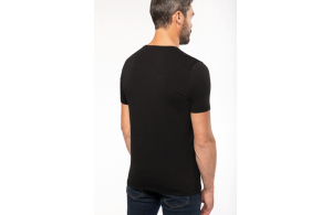 T-shirt col V élasthanne pour homme