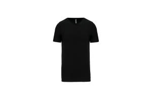 T-shirt col V élasthanne pour homme