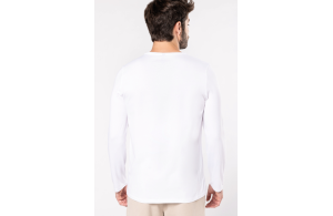 T-shirt manches longues en élasthanne pour homme