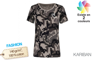 T-shirt camouflage kariban pour homme publicitaire personnalisé 