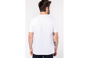 T-shirt publicitaire made in France blanc coton Bio homme