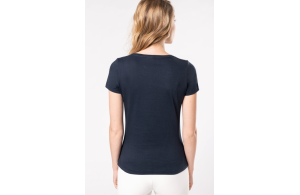 T-shirt publicitaire made in France blanc coton Bio femme