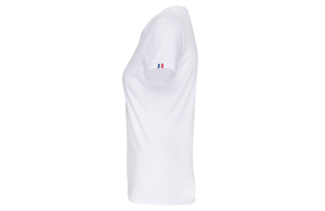 T-shirt publicitaire made in France blanc coton Bio femme