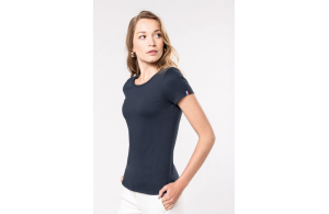 T-shirt publicitaire made in France blanc coton Bio femme