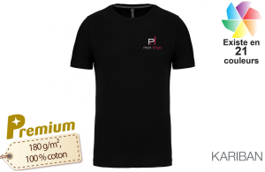 T-shirt personnalisé kariban 190 pour homme