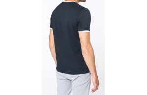 T-shirt personnalisé en maille piquée pour homme