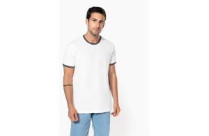 T-shirt personnalisé en maille piquée pour homme