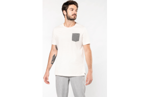 T-shirt personnalisé en coton Bio avec poche no label