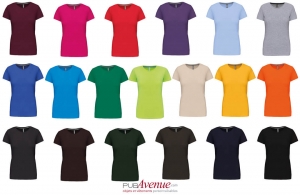 T-shirt personnalisé kariban 190 pour femme