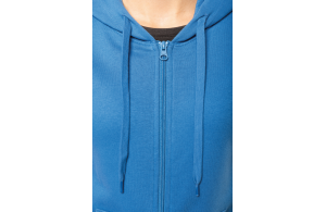 Veste à capuche personnalisée en coton bio écologique pour femme