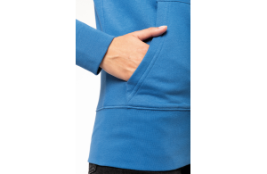 Veste à capuche personnalisée en coton bio écologique pour femme