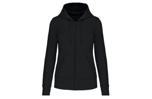 Veste à capuche personnalisée en coton bio écologique pour femme